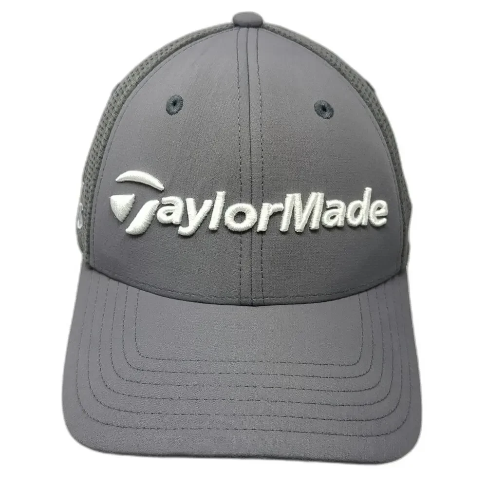 TaylorMade Baseball Cap Gray XL Mesh Back A-Flex RBZ R11s Golf Breathable Hat